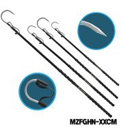 AQUA MARINE - Telescopic Aluminum Gaff Hook - 120cm (Stainless Steel Hook)